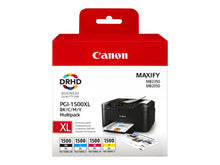 Multipack - Cartouches d'encres d'origine Canon PGI1500XL - Noir Cyan Magenta Jaune - 9182B004