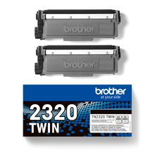 Toner Brother TN-2320TWIN - Pack de 2 cartouches de toner - Noir - TN2320TWIN