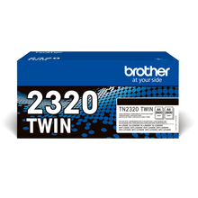 Toner Brother TN-2320TWIN - Pack de 2 cartouches de toner - Noir - TN2320TWIN