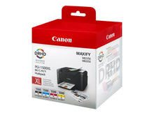 Multipack - Cartouches d'encres d'origine Canon PGI1500XL - Noir Cyan Magenta Jaune - 9182B004