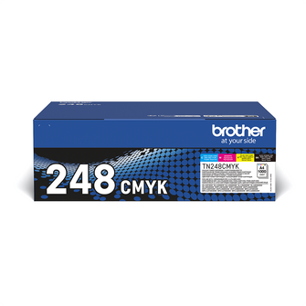 Multipack de toners Brother TN248CMYK cartouches d'origine - Cyan, Magenta, Jaune, Noir - TN-248CMYK