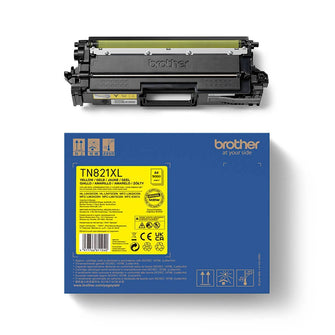 Toner Brother TN821XLY cartouche d'origine - Jaune - TN-821XLY