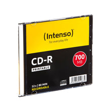 CD-R Imprimable 52x Intenso - Lot de 10 - 700 Mb - 1801622
