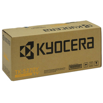 Cartouche de toner d'origine Kyocera TK-5270Y Jaune - 1T02TVANL0