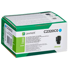 Cartouche de toner d'origine Lexmark Cyan - C2320C0