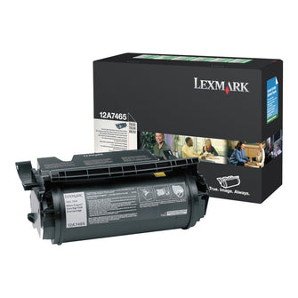 Cartouche de toner d'origine Lexmark Noir - 12A7465