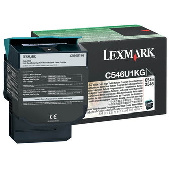 Cartouche de toner d'origine Lexmark Noir - C546U1KG