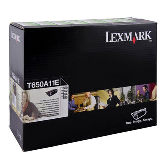 Cartouche de toner d'origine Lexmark Noir - T650A11E