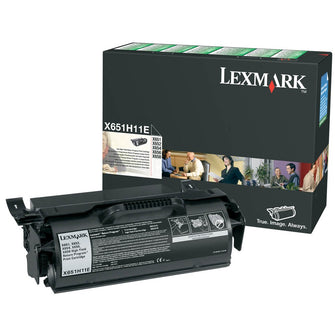 Cartouche de toner d'origine Lexmark Noir - X651H11E