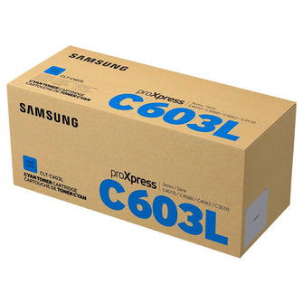 Cartouche de toner d'origine Samsung CLT-C603L Cyan - SU080A