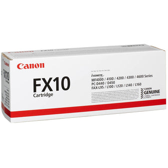 Cartouche de toner d'origine Canon FX10 Noir - 0263B002