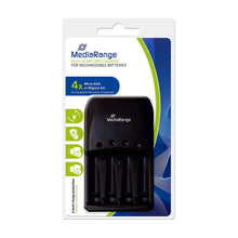 Chargeur batterie MediaRange pour piles rechargeables - MRBAT191