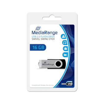 Clé USB 16Go MediaRange Flexi Flash Drive 15MB/S USB 2.0 - MR910