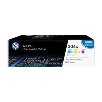 Multipack de cartouches de toner d'origine HP 304A Cyan - Magenta - Jaune - CF372AM