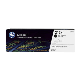 Pack de cartouches de toner d'origine HP 312X Noir - CF380XD