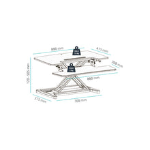 Poste de travail ergonomique Bakker Elkhuizen - Station réglable Assis-Debout - BNEASSDR2W