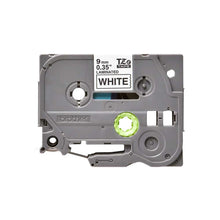 Brother - Cassette à ruban TZe-221 pour étiqueteuse Brother | 9mm x 8m | Noir sur Blanc - TZE221