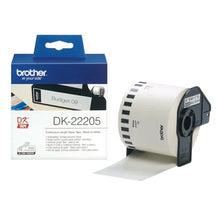 Brother - DK-22205 | Rouleau de papier continu original noir sur blanc - 62 mm de large