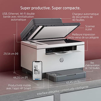 HP - Imprimante multifonction LaserJet M234sdwe Laser | Monochrome | Wifi - 6GX01E#B19