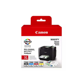 Multipack - Cartouches d'encres d'origine Canon PGI2500XL - Noir Cyan Magenta Jaune - 9254B004