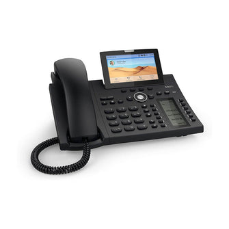 SNOM - D385 | Téléphone de bureau VoIP/SIP