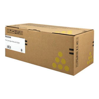 Toner Ricoh SP C252E cartouche d'origine - Jaune - 407534